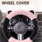 🎁Christmas sale - 49% off🎅Universal Non-slip Soft Cute Cat Ears Plush Steering Wheel Cover