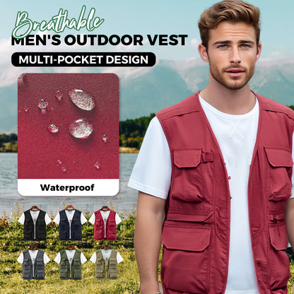 🔥Men's Outdoor Lightweight Breathable Multi-Pocket Vest🔥