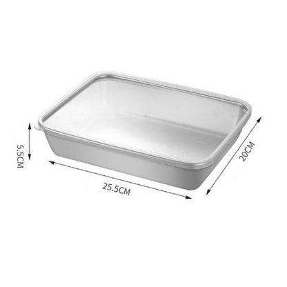 Stainless Steel Square Plate（With Lid）