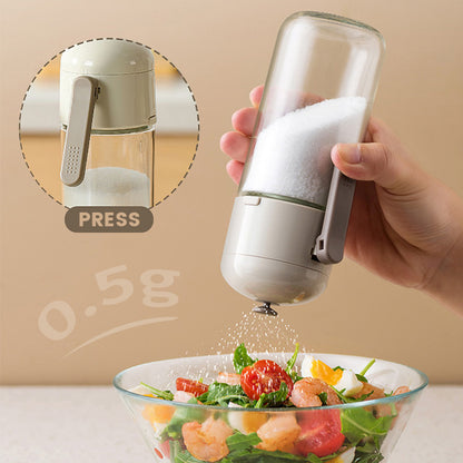 Pressed Glass Sealed Salt Seasoning Shaker