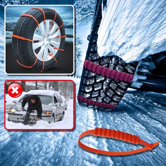 🔥Winter Hot Sale🔥Universal Reusable Anti-skid Nylon Tire Chains