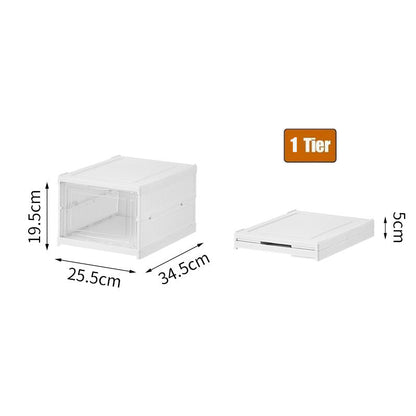 🔥Hot Sale🔥 Installation-Free Foldable Shoeboxes With Door