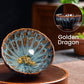 [best gift]Buddha Stones Lotus Peacock Dragon Phoenix Koi Fish Ceramic Teacup