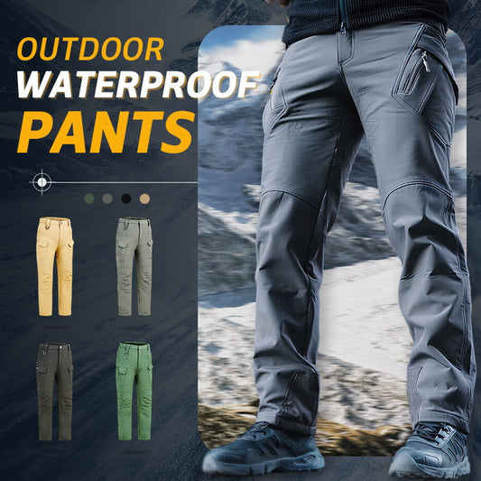 Men's Outdoor Hiking Waterproof Warm Pants