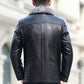 [Perfect gift] Men’s Winter Chic Fleece Leather Jacket
