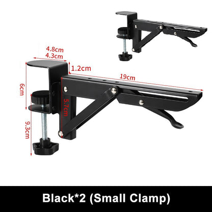 Foldable Desk Extension Bracket Two-Piece Set