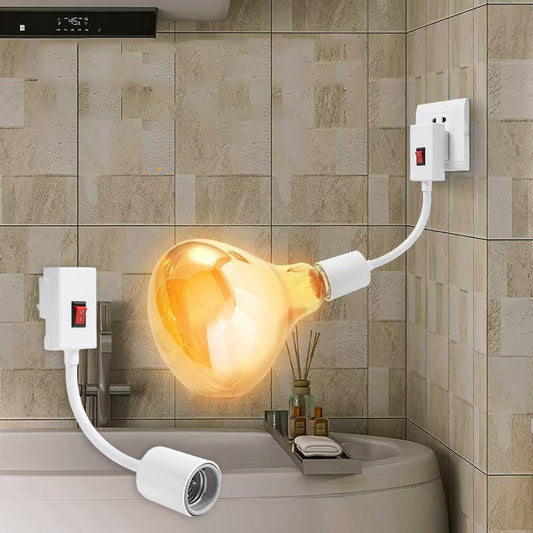 High Power Bath Light Socket with Switch