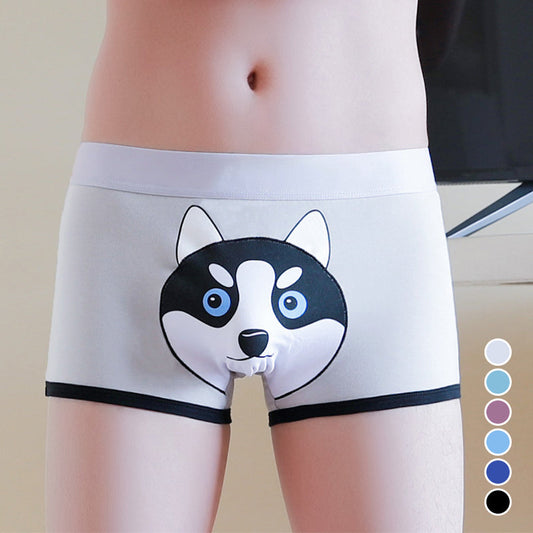 Men's Cartoon Puppy Boxer Shorts