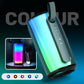 Portable Karaoke Machine with 2 Mics & LED Light