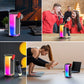Portable Karaoke Machine with 2 Mics & LED Light