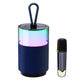 Portable Karaoke Machine with 2 Mics & LED Light