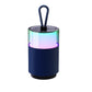 Portable Karaoke Machine with 2 Mics & LED Light