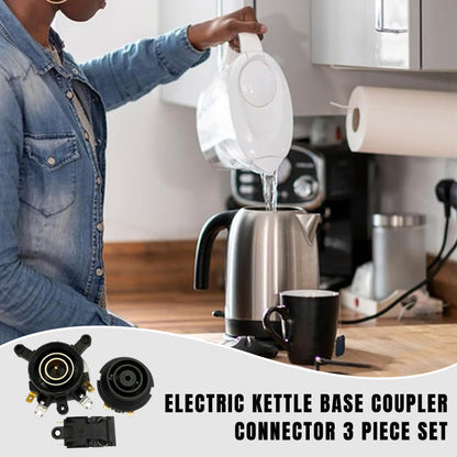⚡Electric Kettle Base Coupler Connector 3 Piece Set⚡