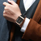 Men’s Ultra-thin Square Mesh Belt Quartz Watch