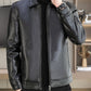 ✈️Free shipping✈️Men's Fashion Casual High Quality Imitation Leather Jacket