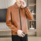 ✈️Free shipping✈️Men's Fashion Casual High Quality Imitation Leather Jacket