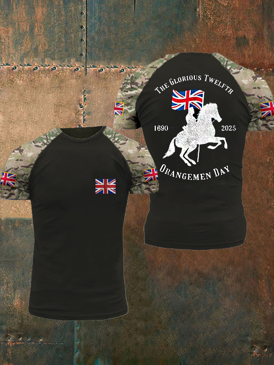 Men's Glorious Twelfth King William Of Orangemen Day 1690 2025 T-Shirt