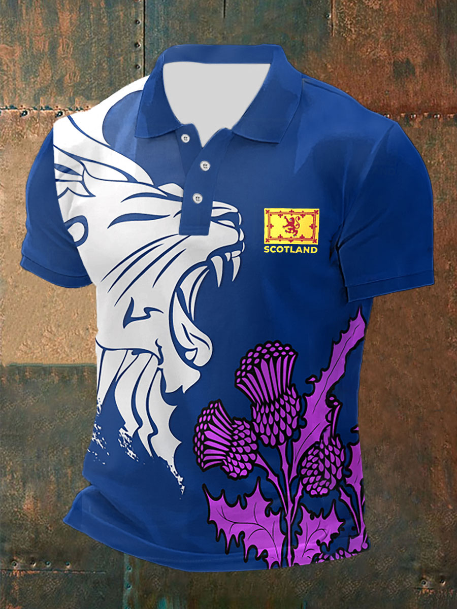 Men's Scotland Flag Short Sleeve Top
