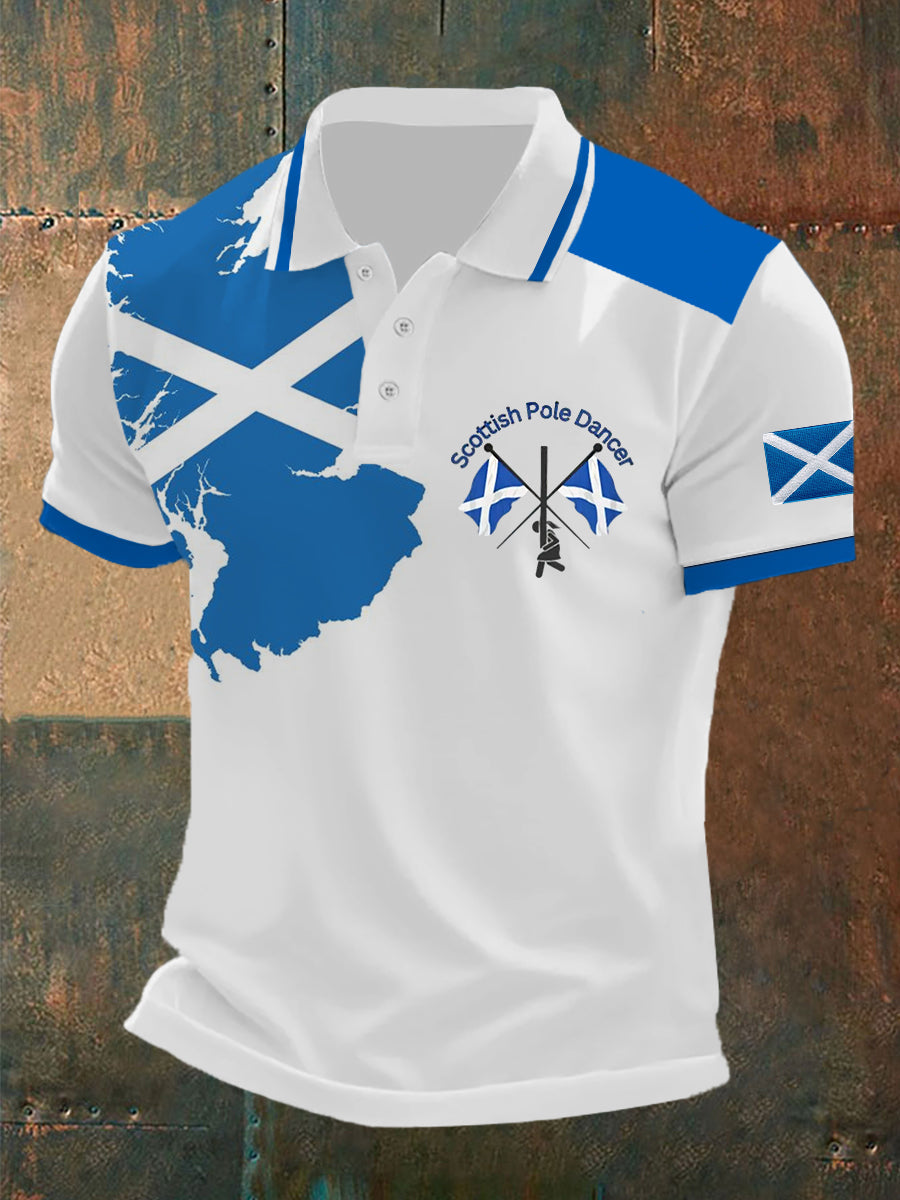 Men's Funny Scotland Games Short Sleeves Top