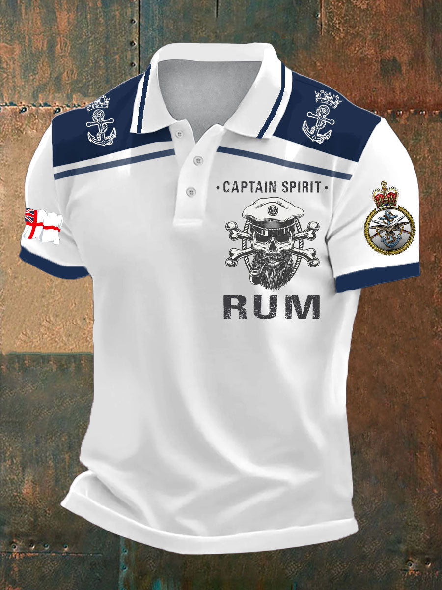 Men's Rum Lover Printed Casual Tops