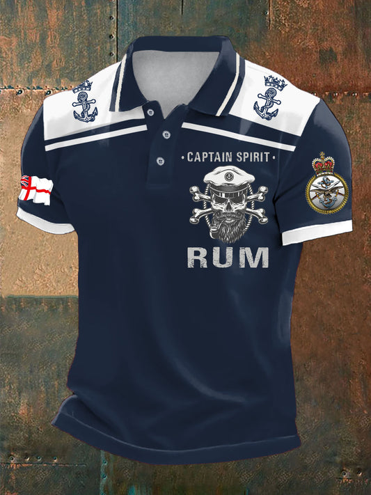 Men's Rum Lover Printed Casual Tops