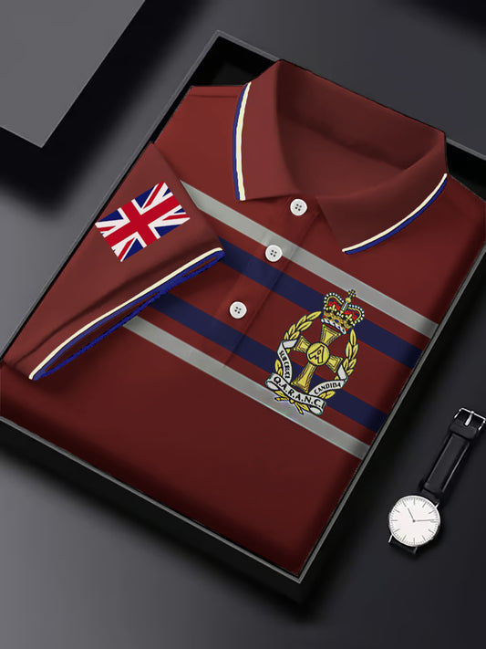 Men's Business Style Badge Top