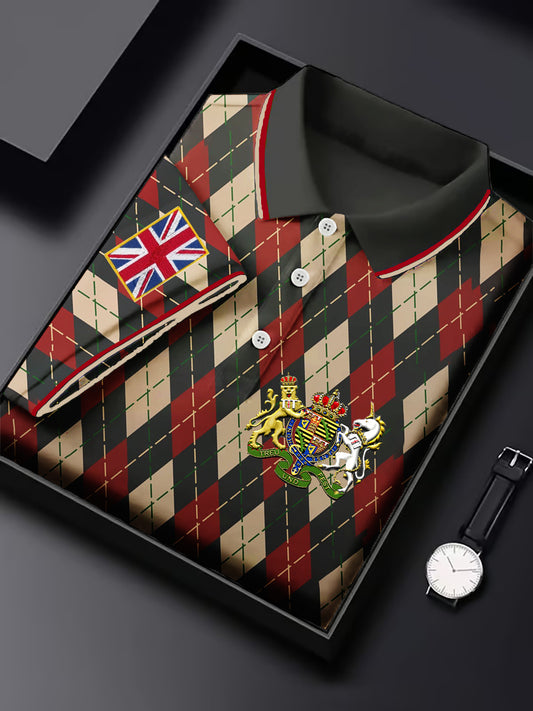Men's British Business Badge Top