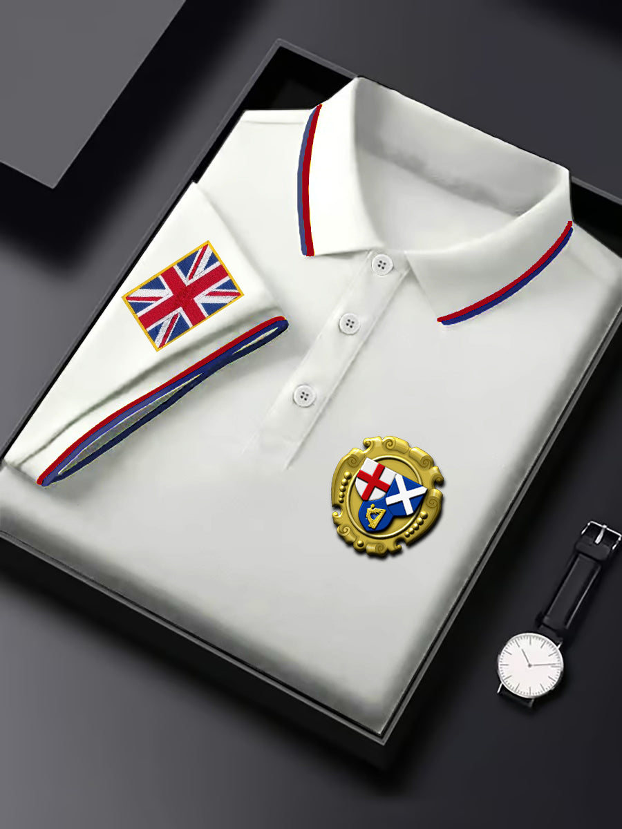Men's British Business Badge Top