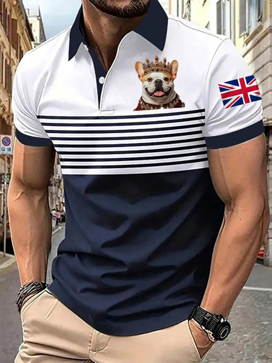 Men's Vintage England Flag Casual Shirt