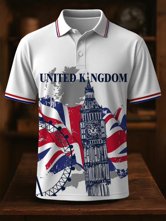 Men's United Kingdom Print Casual Top
