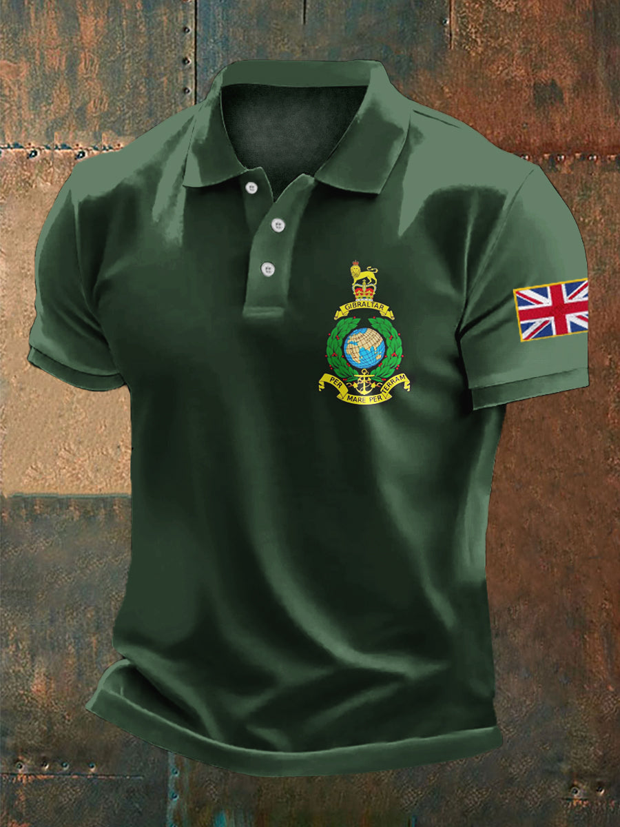 Men's Business Style Badge Top