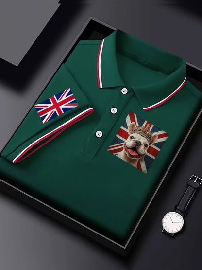 Men's Vintage England Flag Casual Shirt