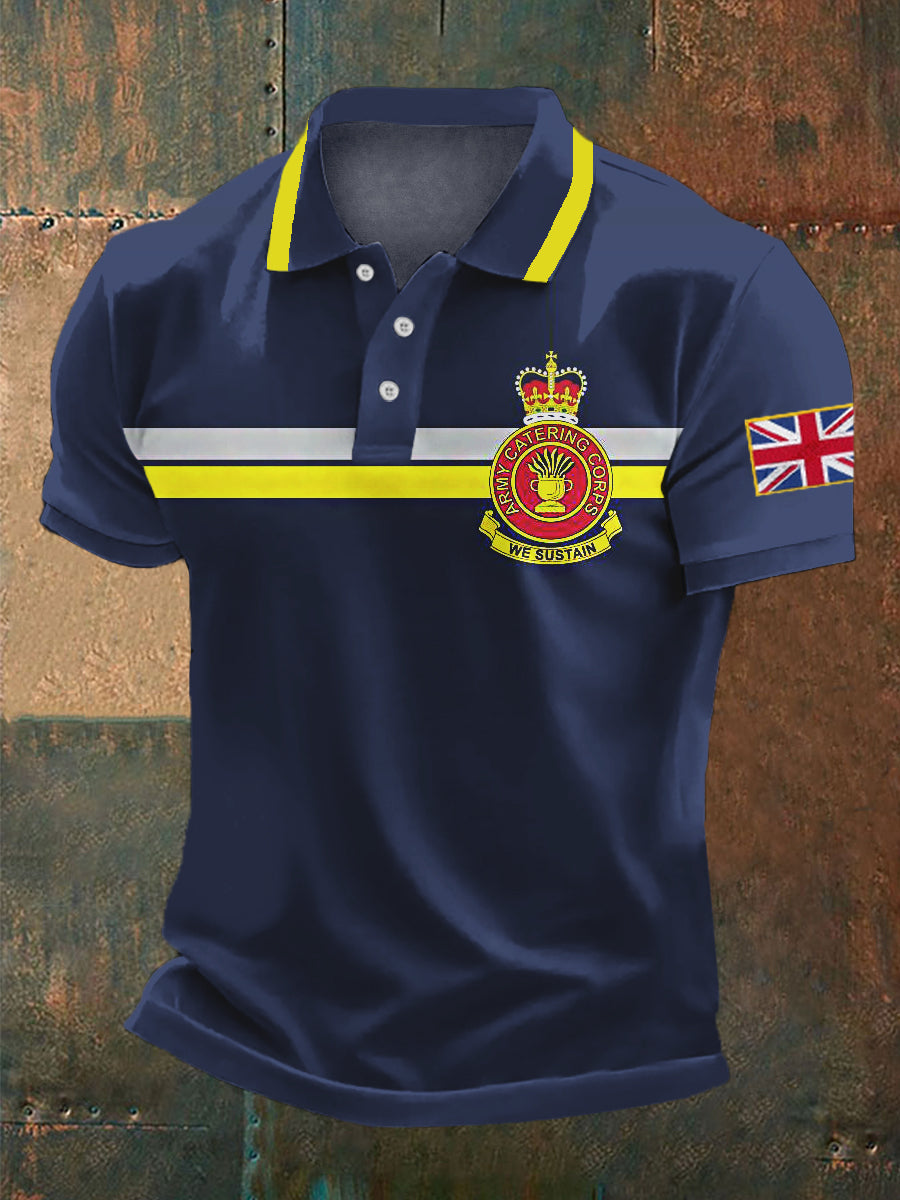 Men's Business Style Badge Top