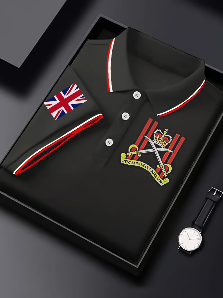 Men's Business Style Badge Top