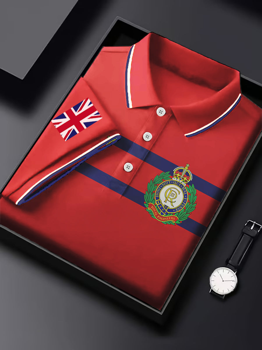 Men's Business Style Badge Top
