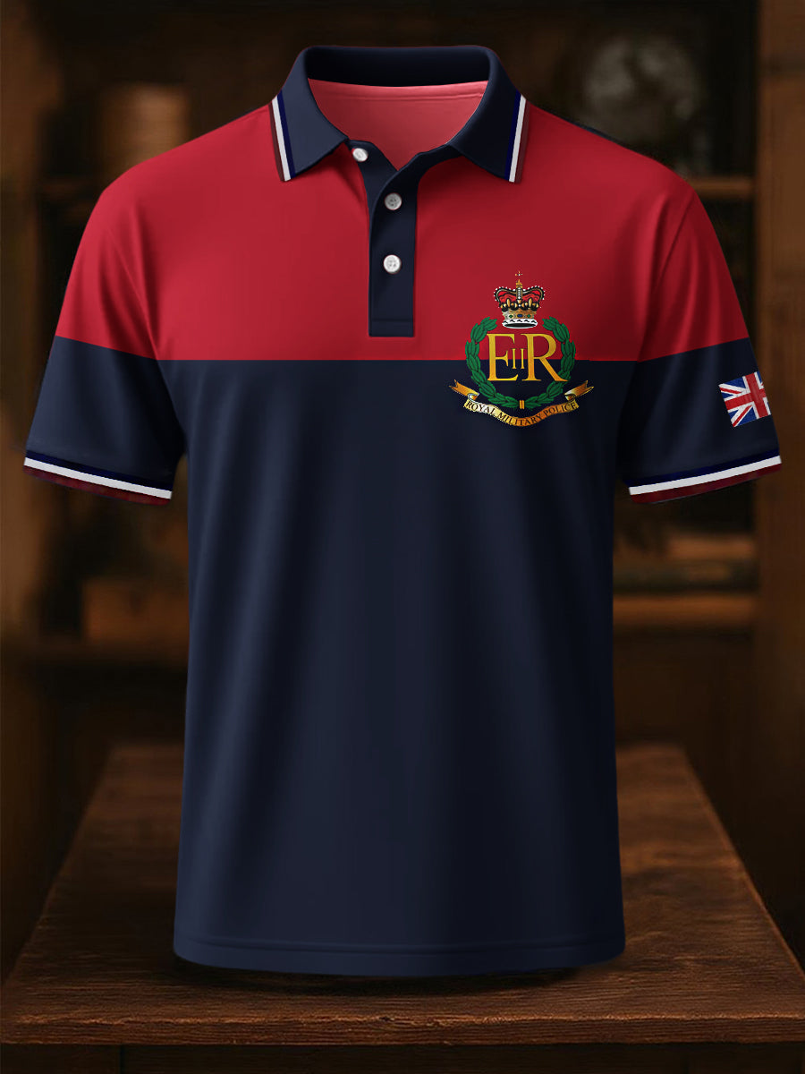 Men's Business Style Badge Top