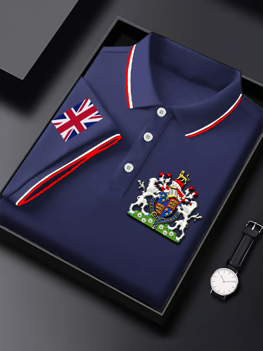 Men's British Business Badge Top