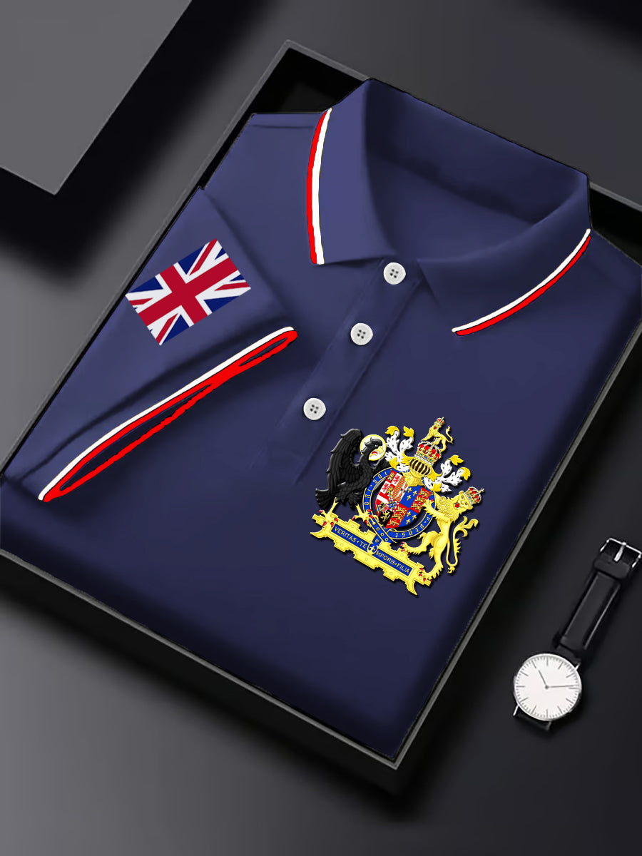 Men's British Business Badge Top