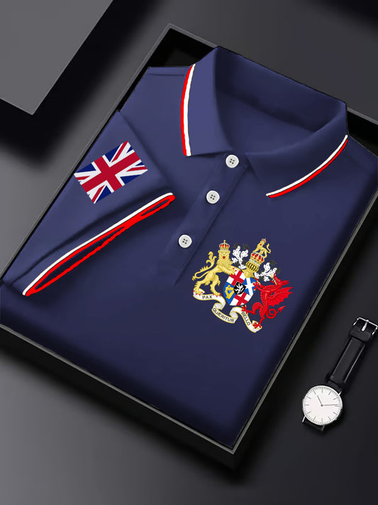 Men's British Business Badge Top