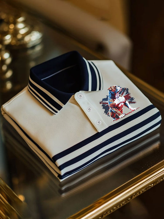 Men's Vintage England Flag Casual Shirt