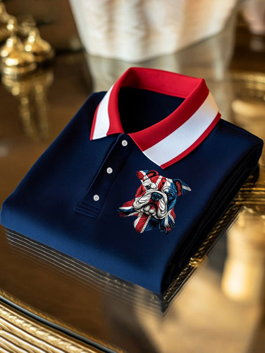 Men's Vintage England Flag Casual Shirt