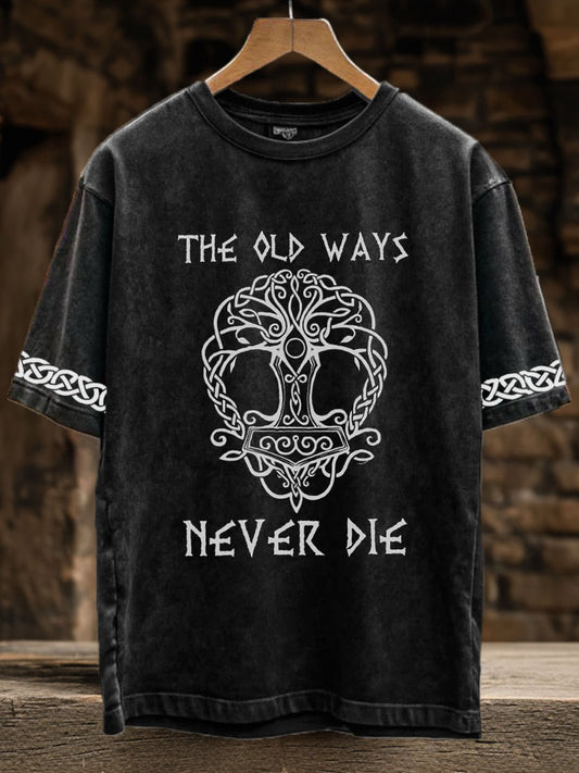 Men's Viking Inspir Printed Short Sleeve T-Shirt