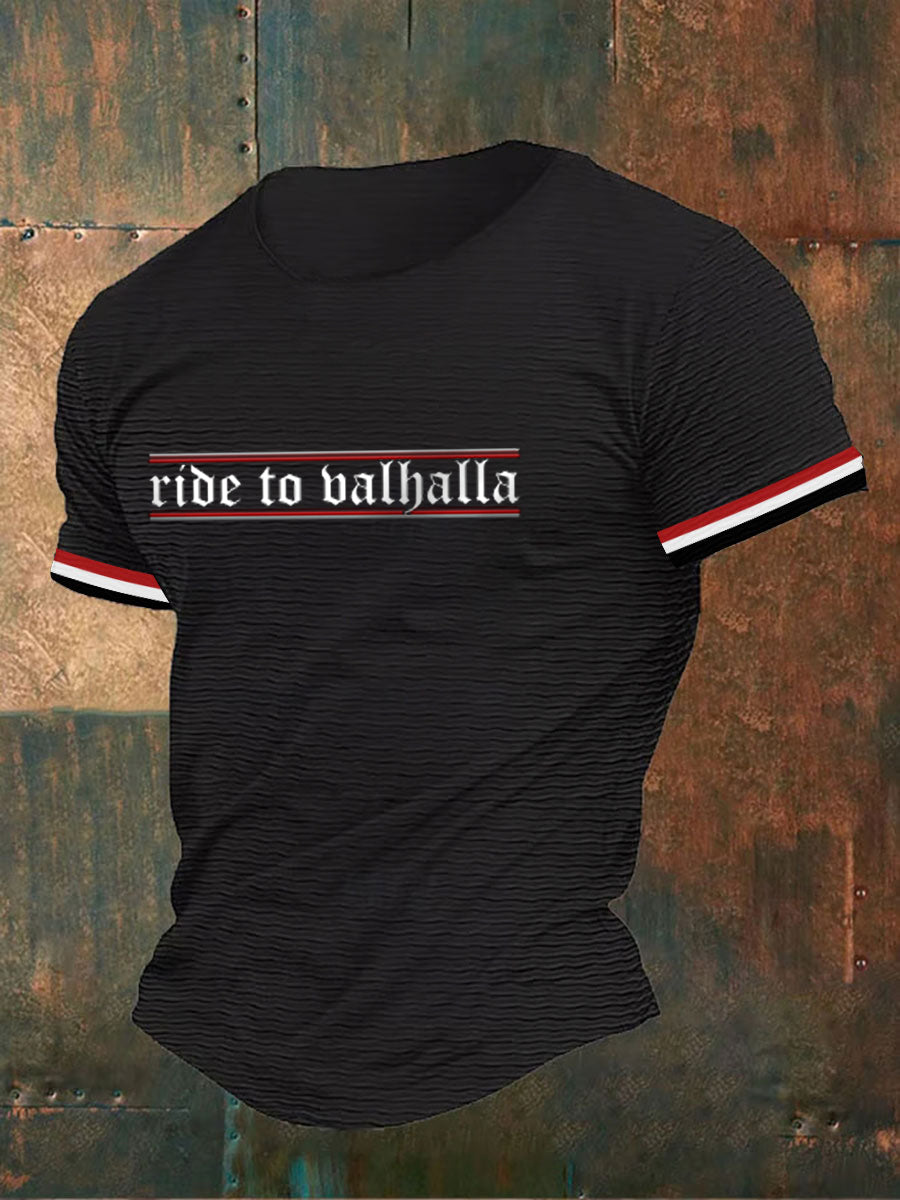 Men's Viking Printed Short Sleeve T-Shirt