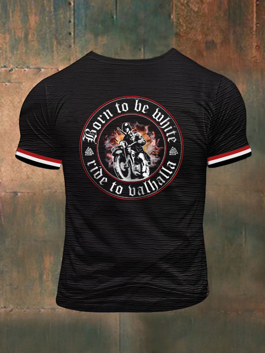Men's Viking Printed Short Sleeve T-Shirt