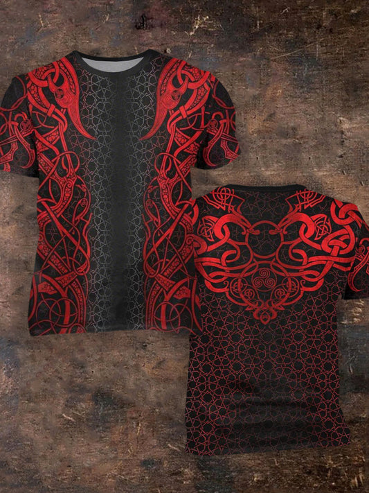 Men's Viking Printed Short Sleeve T-Shirt
