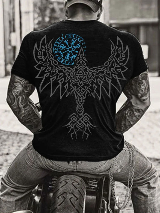 Men's Viking Inspir Printed Short Sleeve T-Shirt