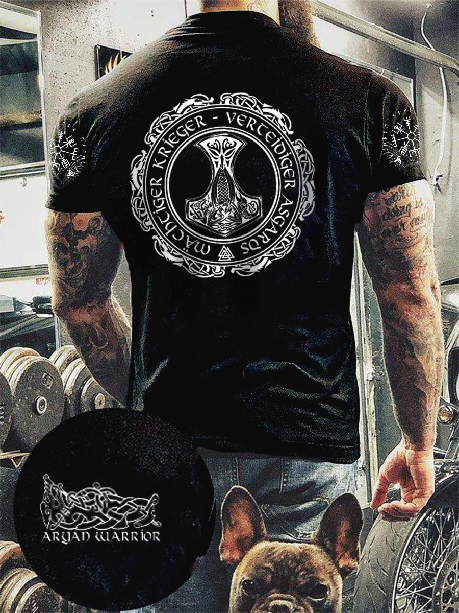 Men's Viking Printed Short Sleeve T-Shirt