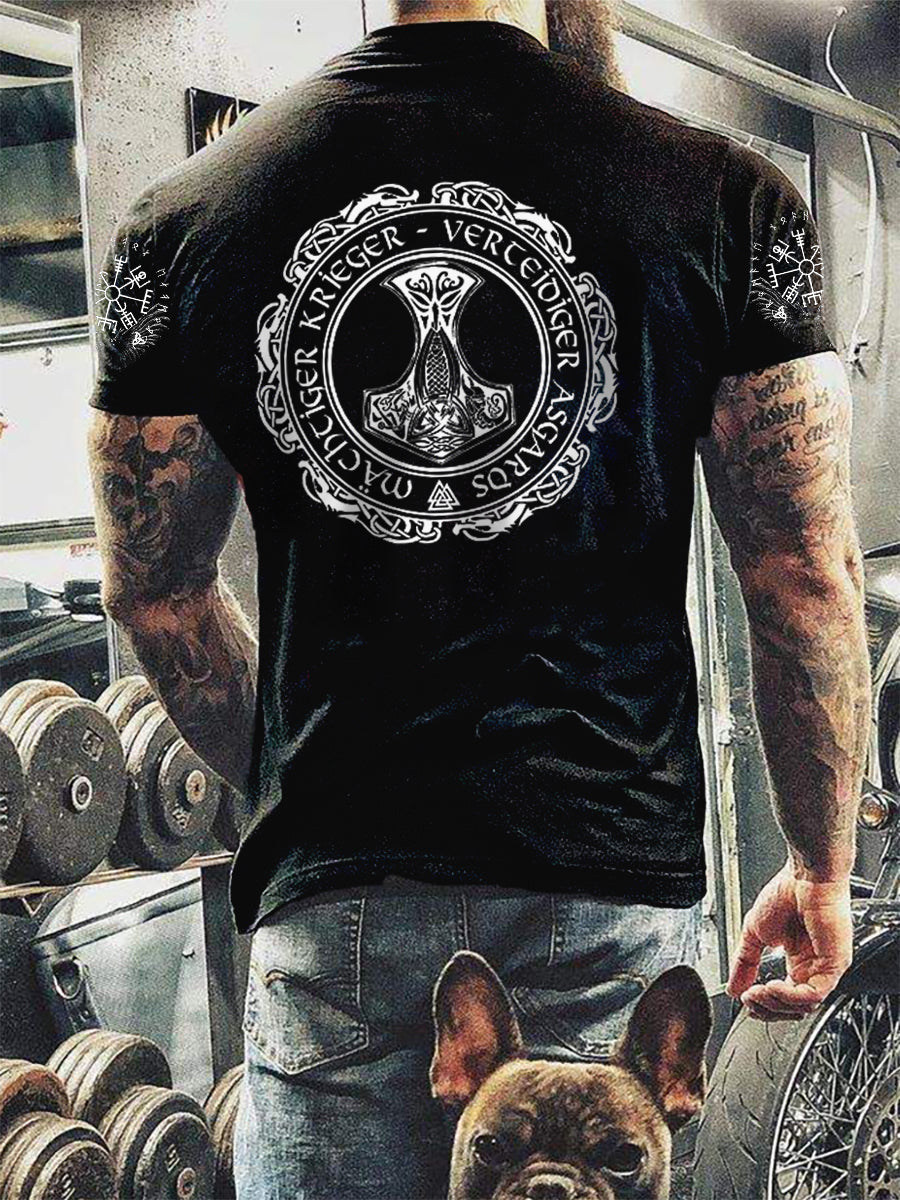 Men's Viking Printed Short Sleeve T-Shirt