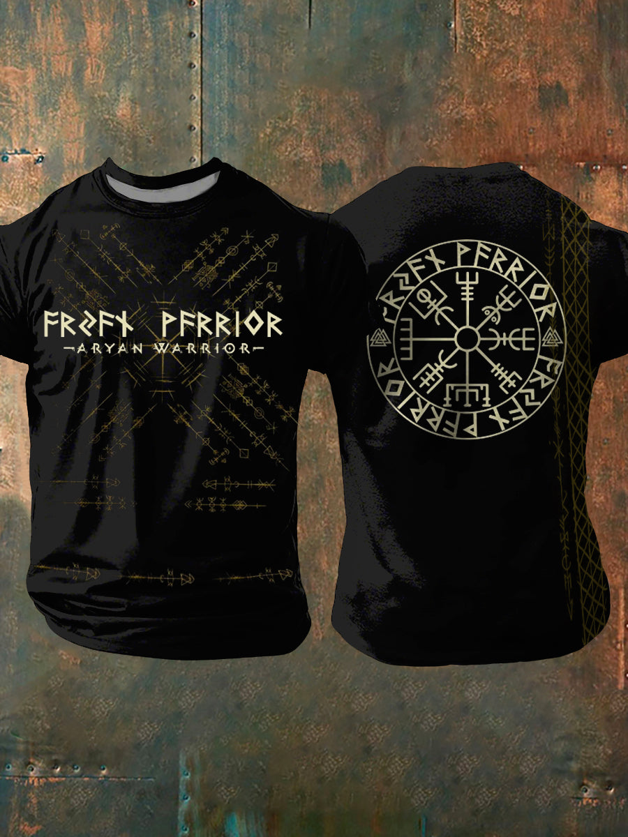 Men's Viking Printed Short Sleeve T-Shirt