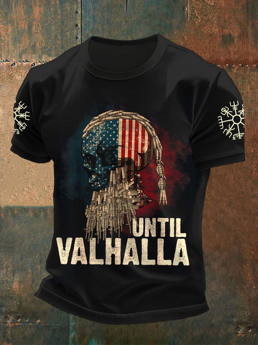 Men's until valhalla printed T-shirts